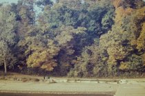 Looking west towards bluffs